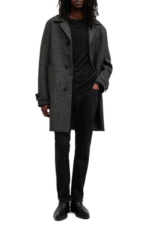 Allsaints Merino Crewneck Sweater In Black