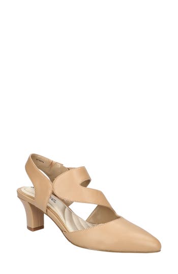 Shop Easy Street Venue Strappy Pump In Nude/gore