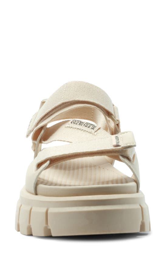 Palladium Revolt Mono Platform Sandal In Sand