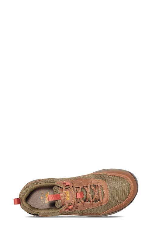 Shop Teva Ridgeview Waterproof Low Top Hiking Shoe In Sand Dune/aloe