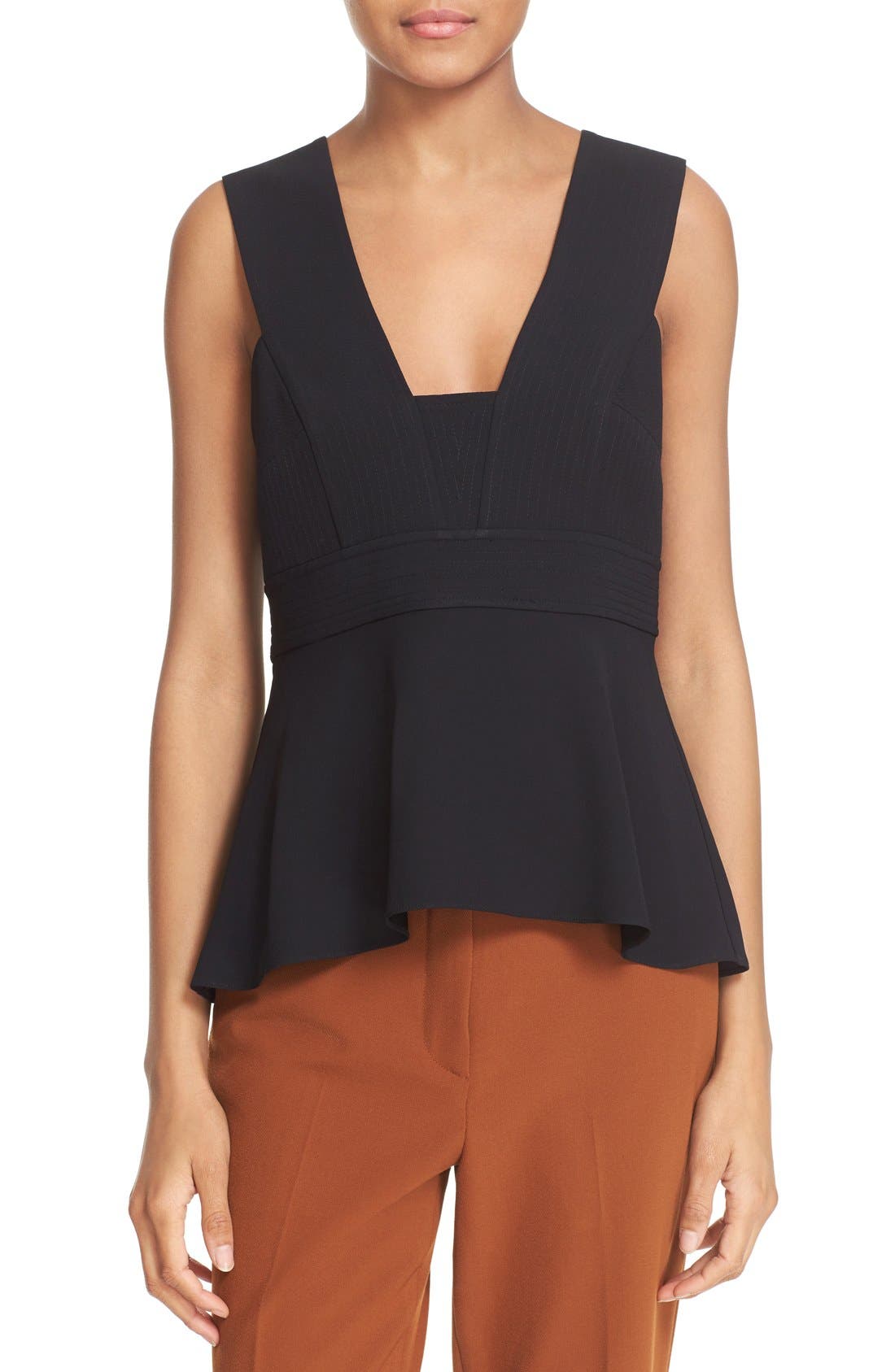 A.L.C. 'Leigh' Sleeveless Peplum Top Nordstrom