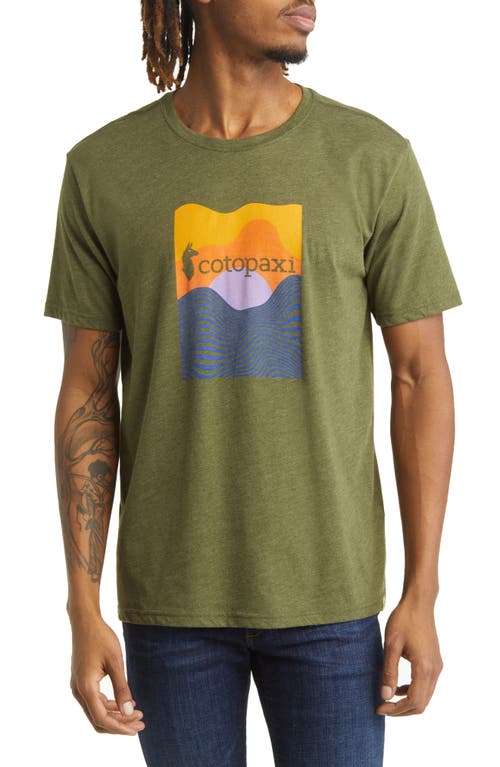 Cotopaxi Vibe Organic Cotton Blend Graphic Tee in Pine