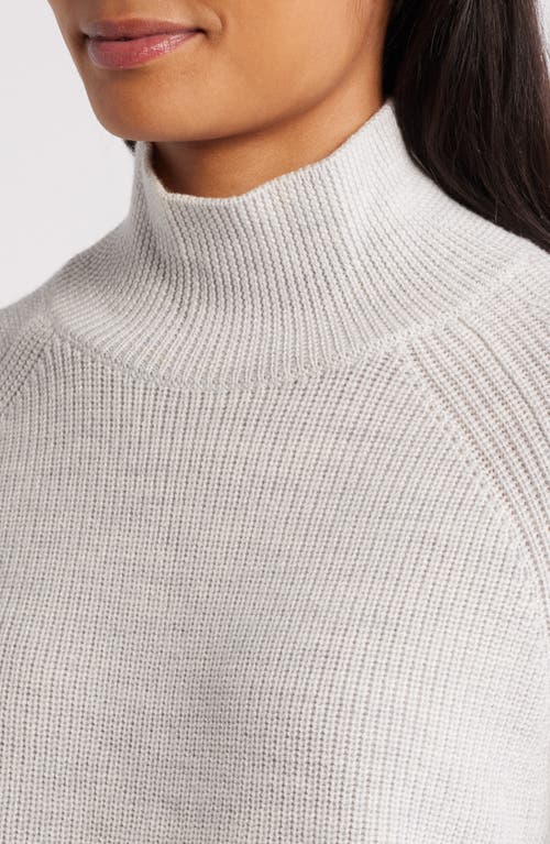 EILEEN FISHER EILEEN FISHER RAGLAN SLEEVE MERINO WOOL TURTLENECK SWEATER 