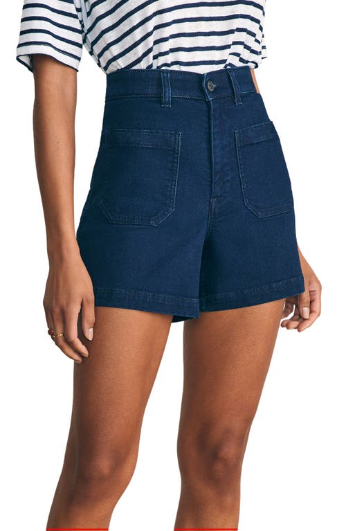 Faherty High Waist Denim Shorts Clermont at Nordstrom,