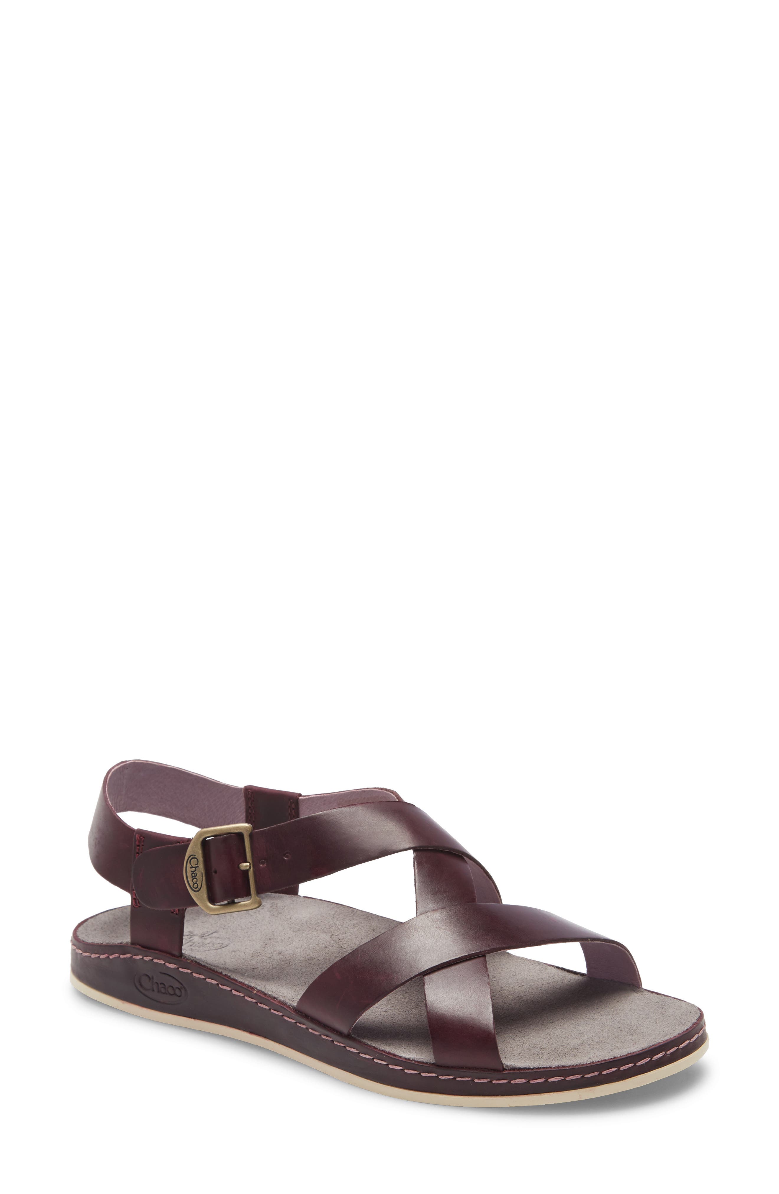 Chaco Wayfarer Sandal In Tan Leather ModeSens