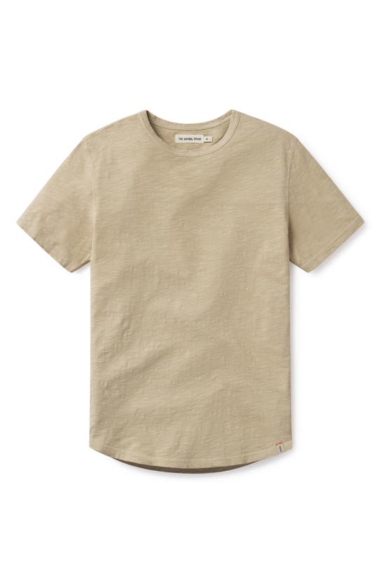 Shop The Normal Brand Legacy Perfect Cotton T-shirt In Jute