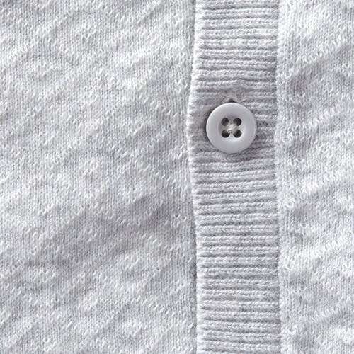 Hope & Henry Baby Jacquard Romper In Grey
