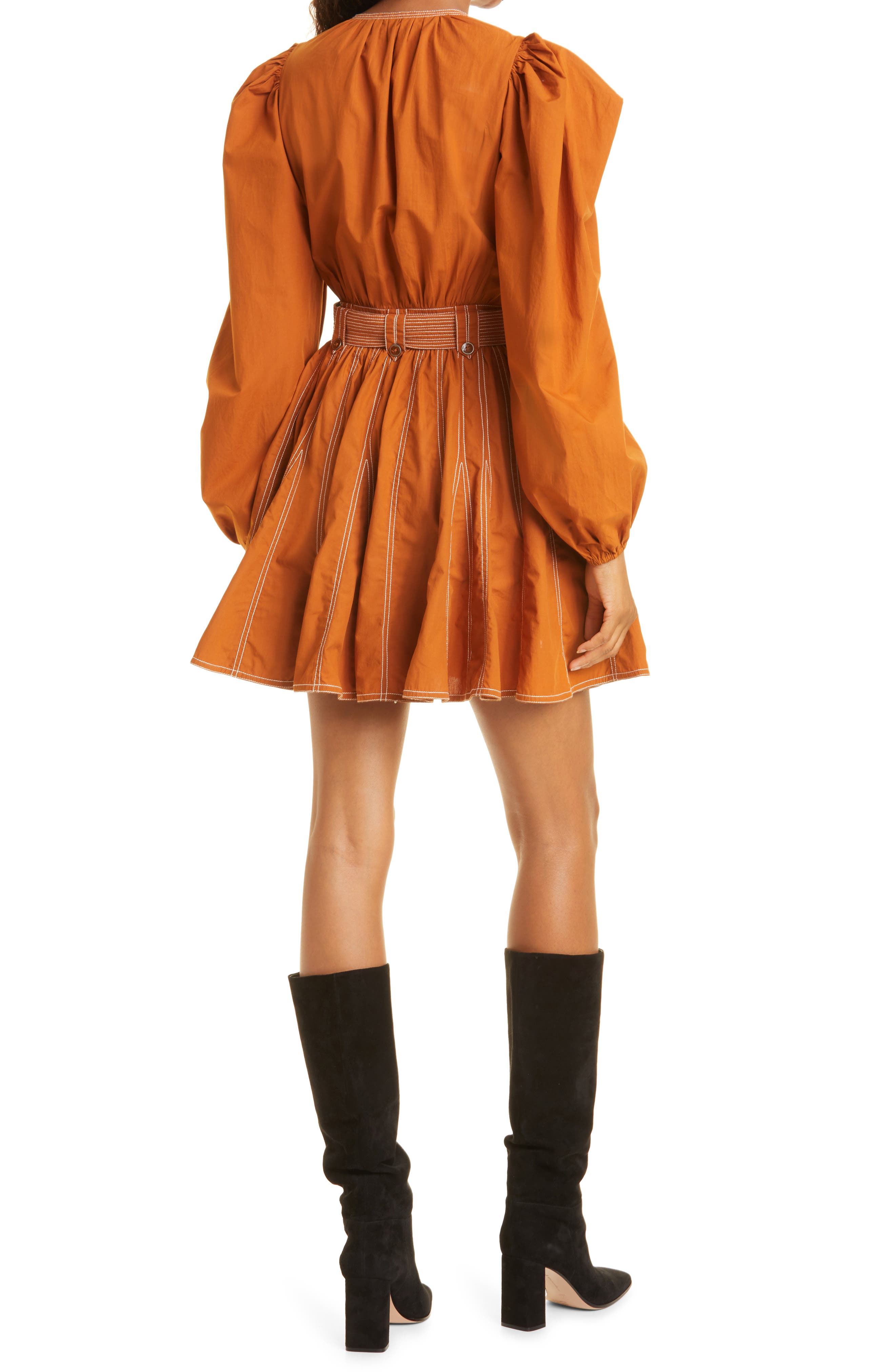 ulla johnson mustard dress