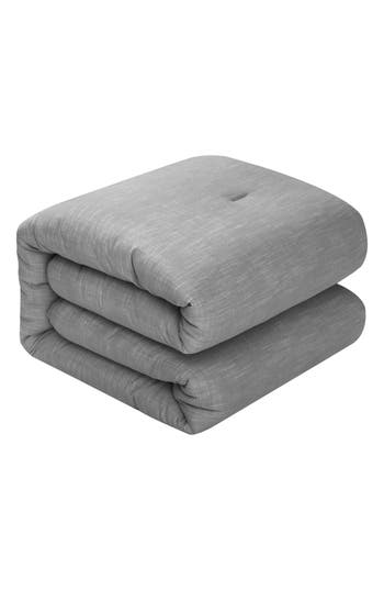 Inspired Home Cotton Comforter & Sham Set In Gray