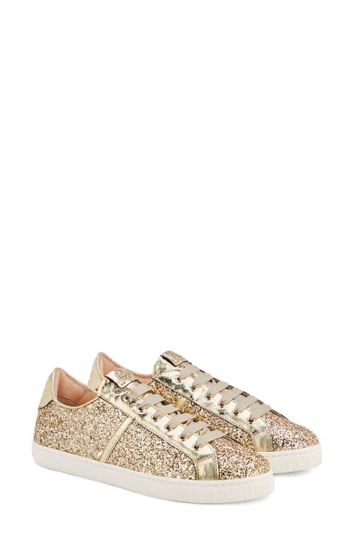 AGL Sade Glitter Sneaker in Platinum at Nordstrom, Size 6