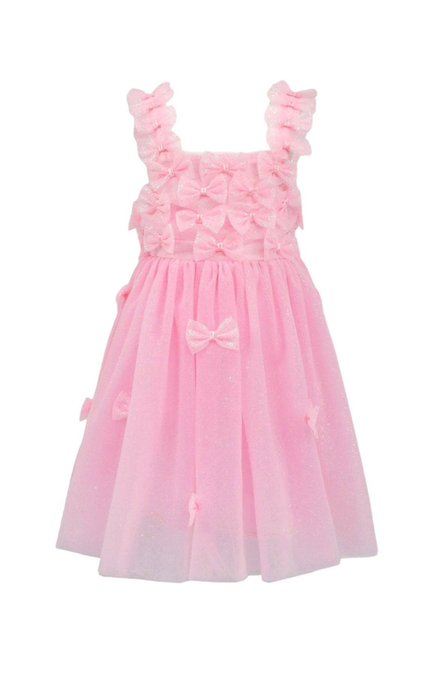 Shop Lola + The Boys 3d Pink Bows Tank Dress