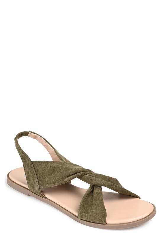 Journee Collection Deleece Sandal In Green