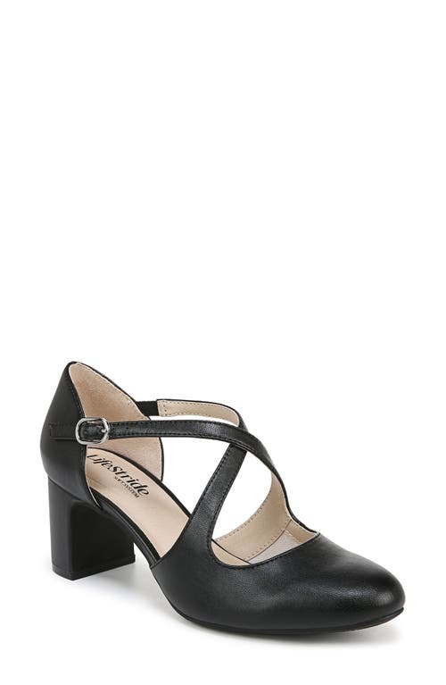 Shop Lifestride Tracy Pump In Black Leather