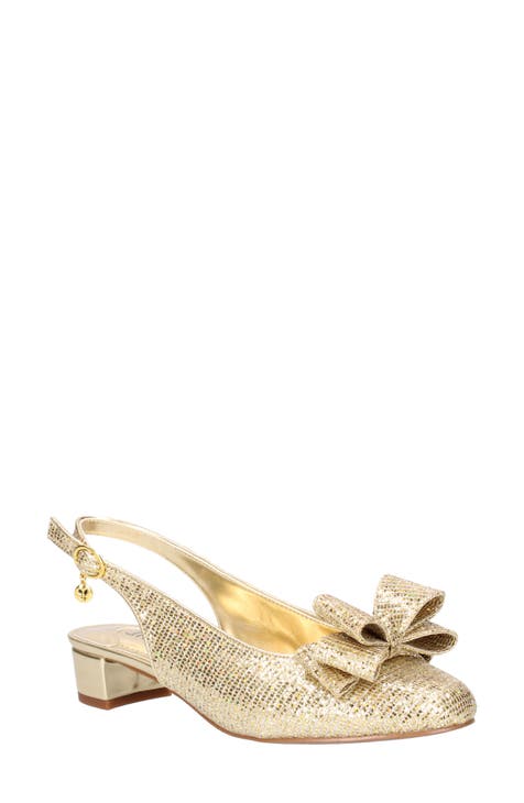 slingback gold womens shoes | Nordstrom