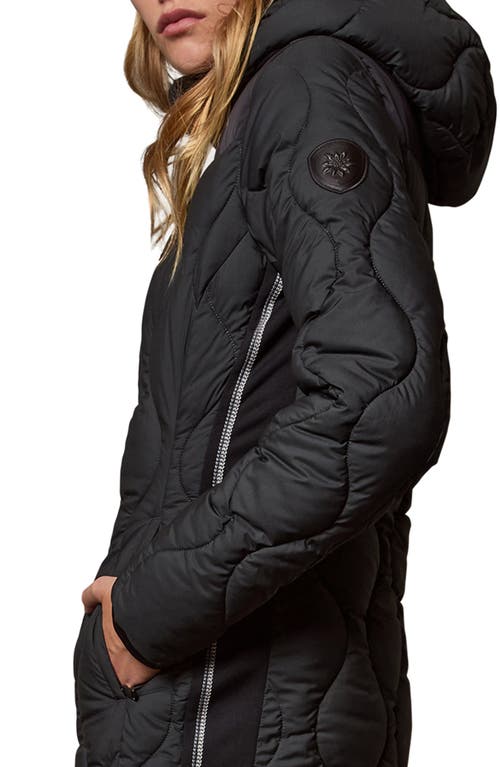 Alp N Rock Chamonix Water Repellent Quilted Jacket In Black