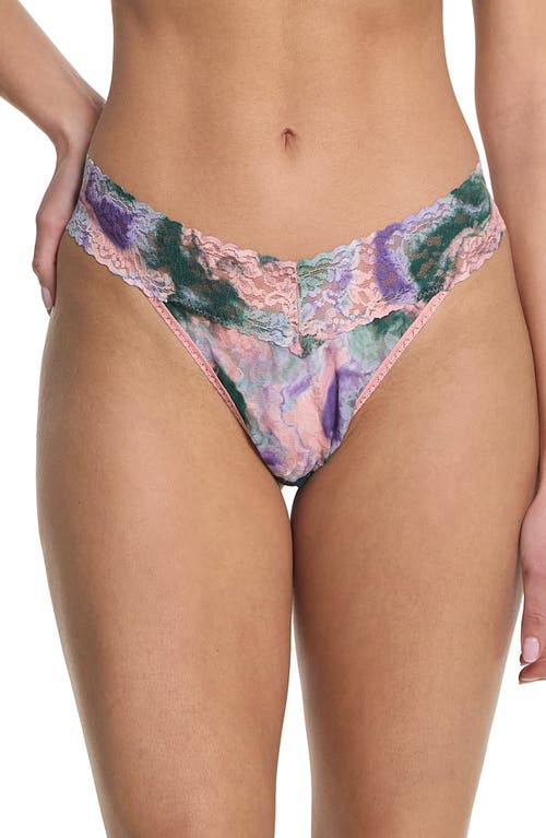 Shop Hanky Panky Print Original Rise Thong In Painter