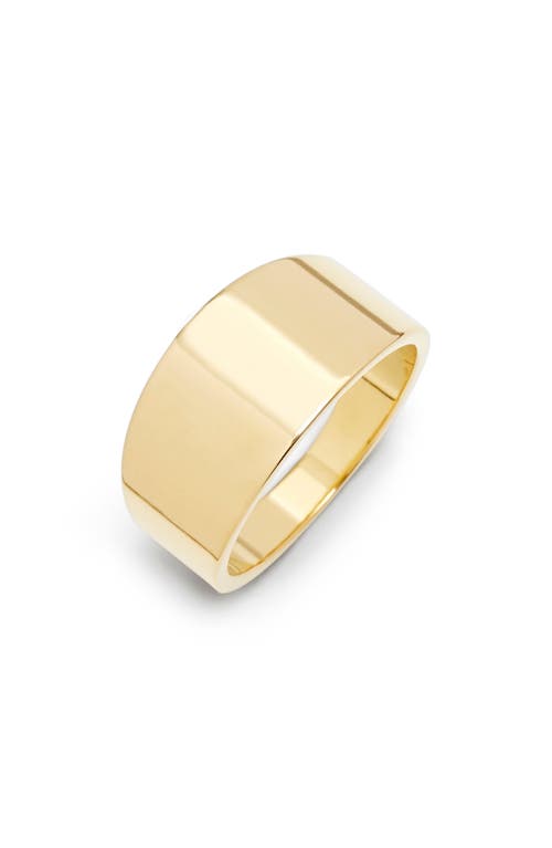 Riley Tapered Band in Gold