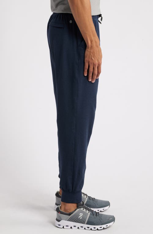 Shop Zella Restore Soft Performance Joggers In Navy Eclipse