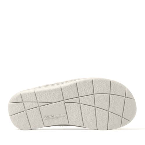 Shop Dearfoams Wrenley Terry Thong Flip Flop Slipper In Muslin