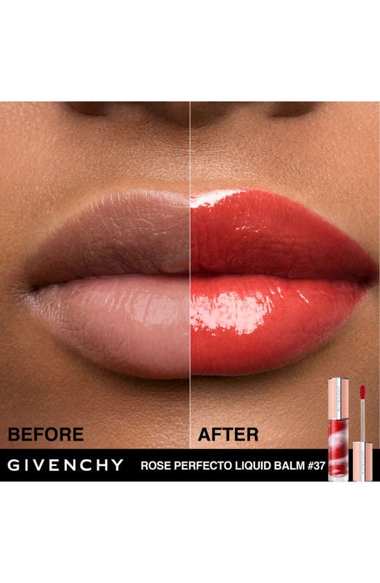 Shop Givenchy Rose Perfecto Liquid Lip Balm In 37 Rouge Graine