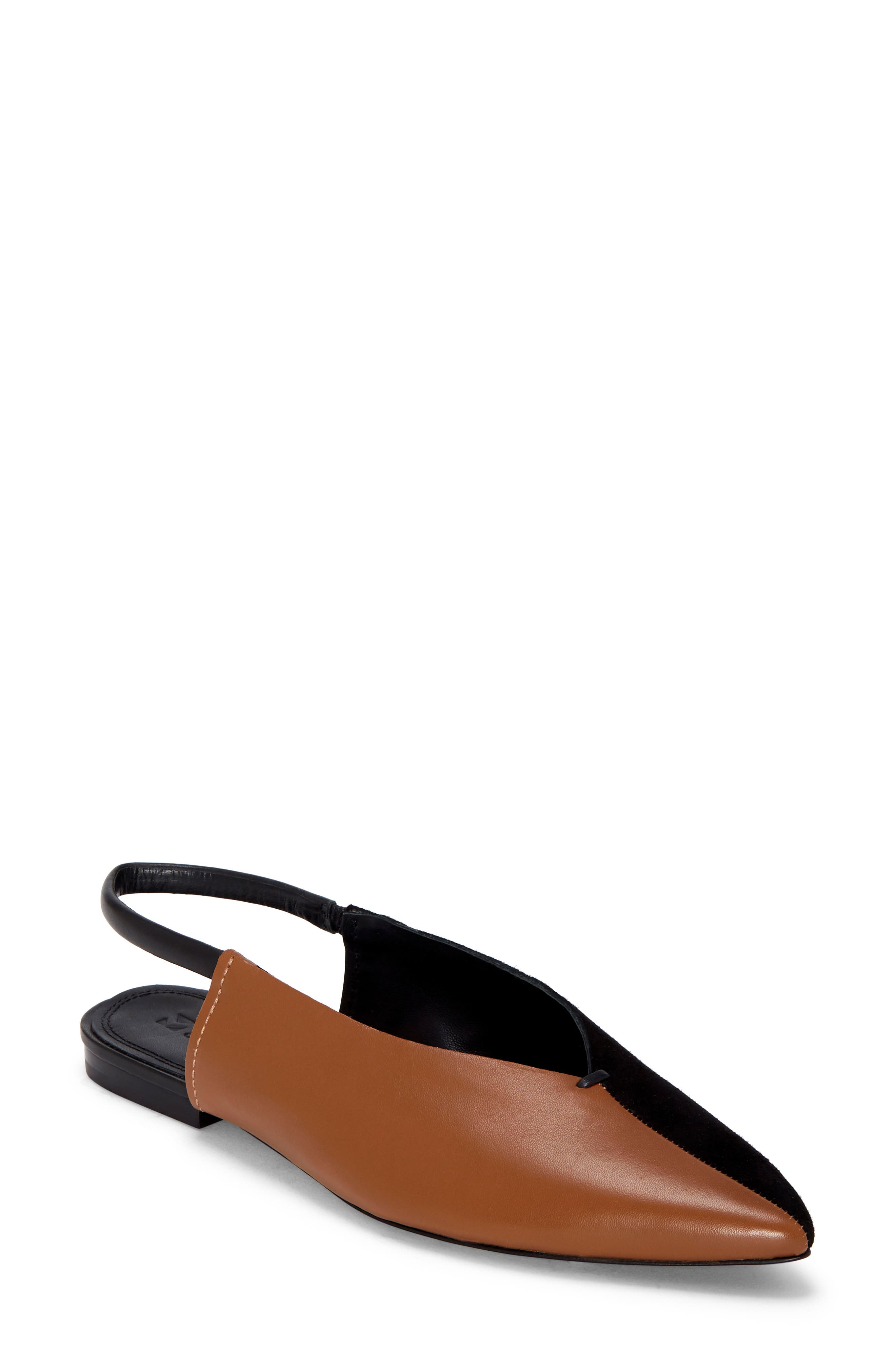 Mercedes Castillo Evetta Slingback Flat, Brown
