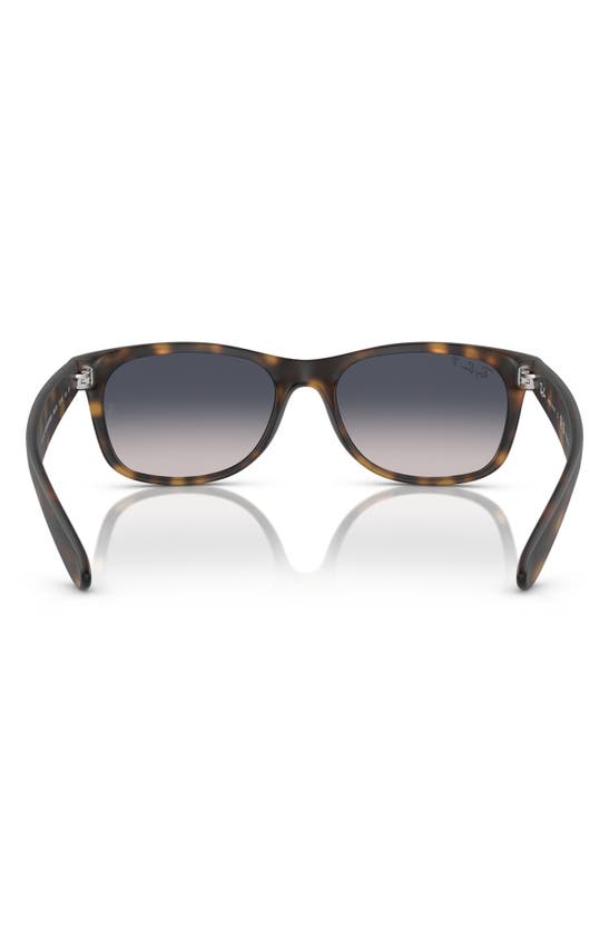 Ray Ban New Wayfarer 58mm Polarized Square Sunglasses In Havana