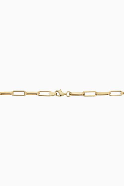 Oradina Venice Bold Link Bracelet In Yellow Gold