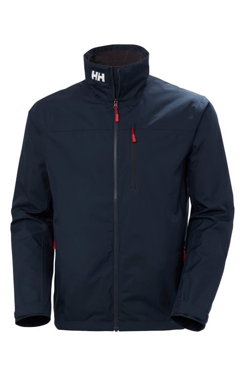 Shop Helly Hansen Crew 2.0 Waterproof Sailing Jacket In Navy