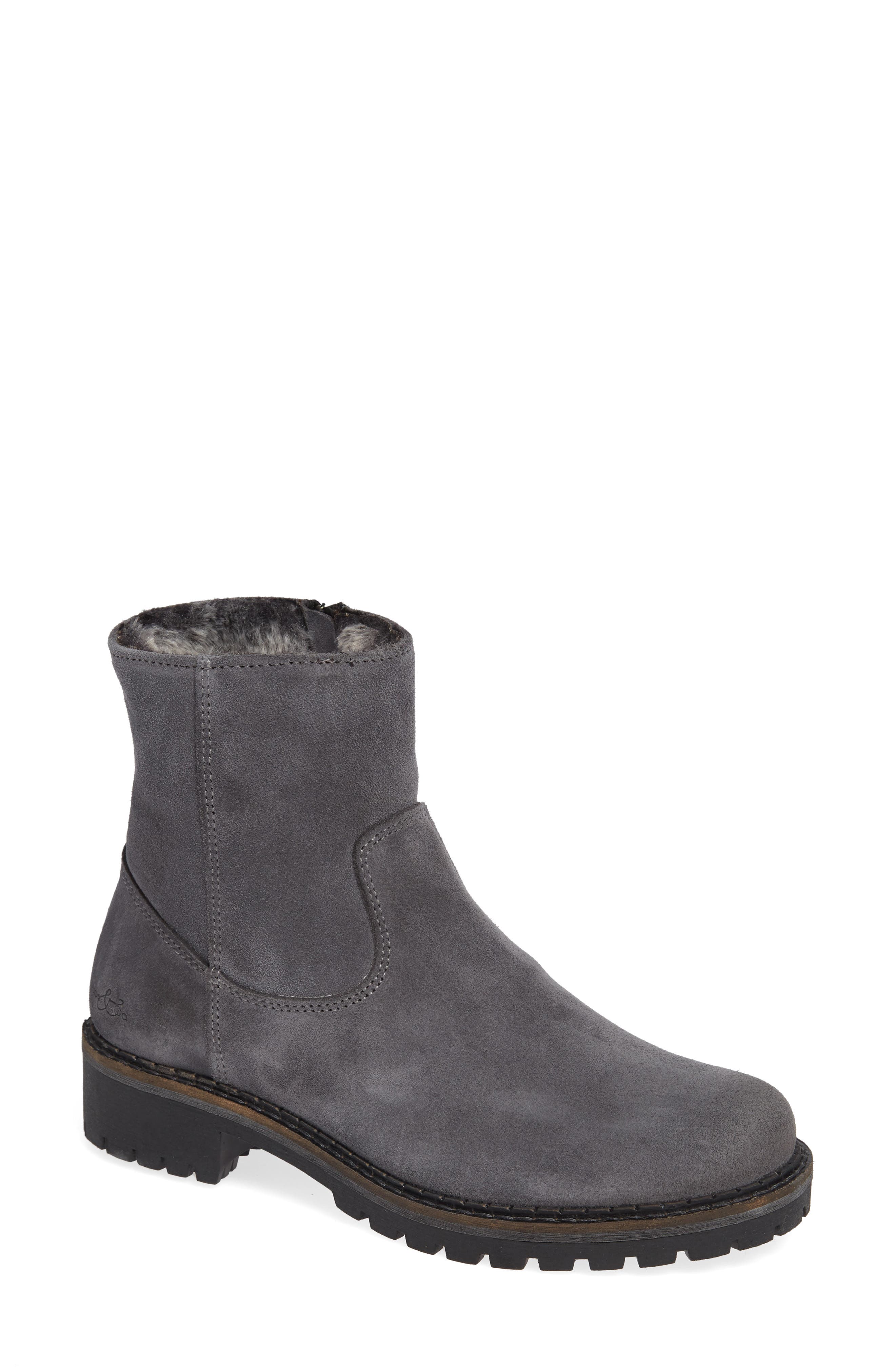 Bos. & Co. Host Faux Fur Lined Boot, Grey