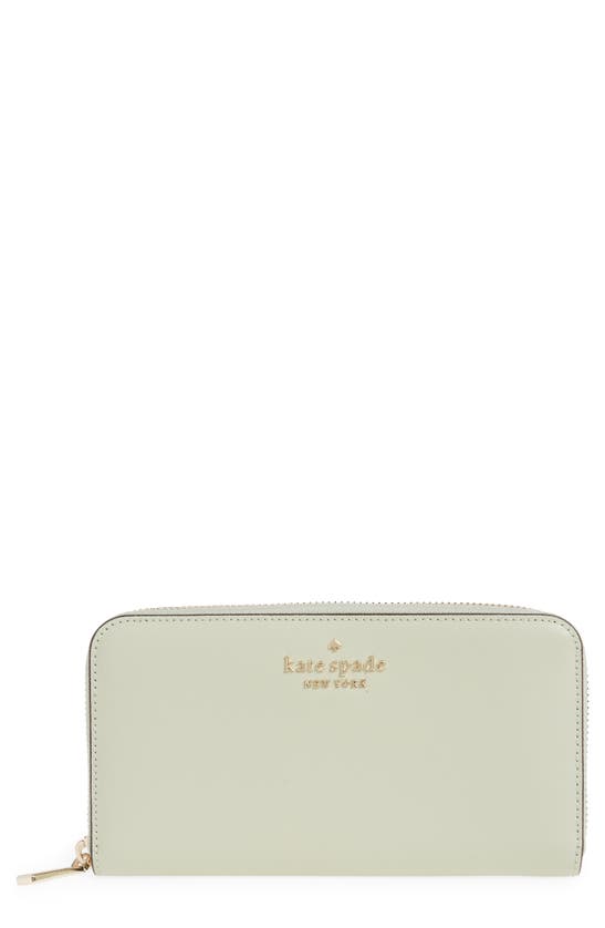 Kate Spade Staci Continental Wallet In Sage Bundle