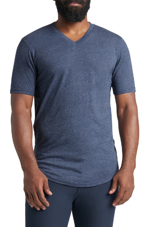 Shop Goodlife Triblend Scallop Hem T-shirt In Midnight