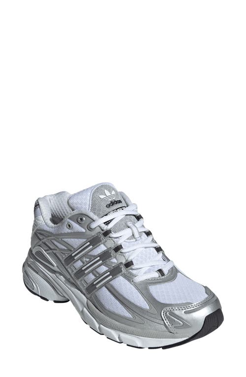 Adistar Cushion Sneaker in White/Grey/Silver