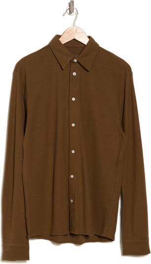 Slate & Stone Textured Knit Button-Up Shirt | Nordstromrack