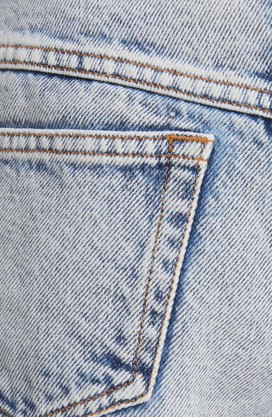 Isabel Marant Étoile Distressed-effect Denim Shorts In Light Blue