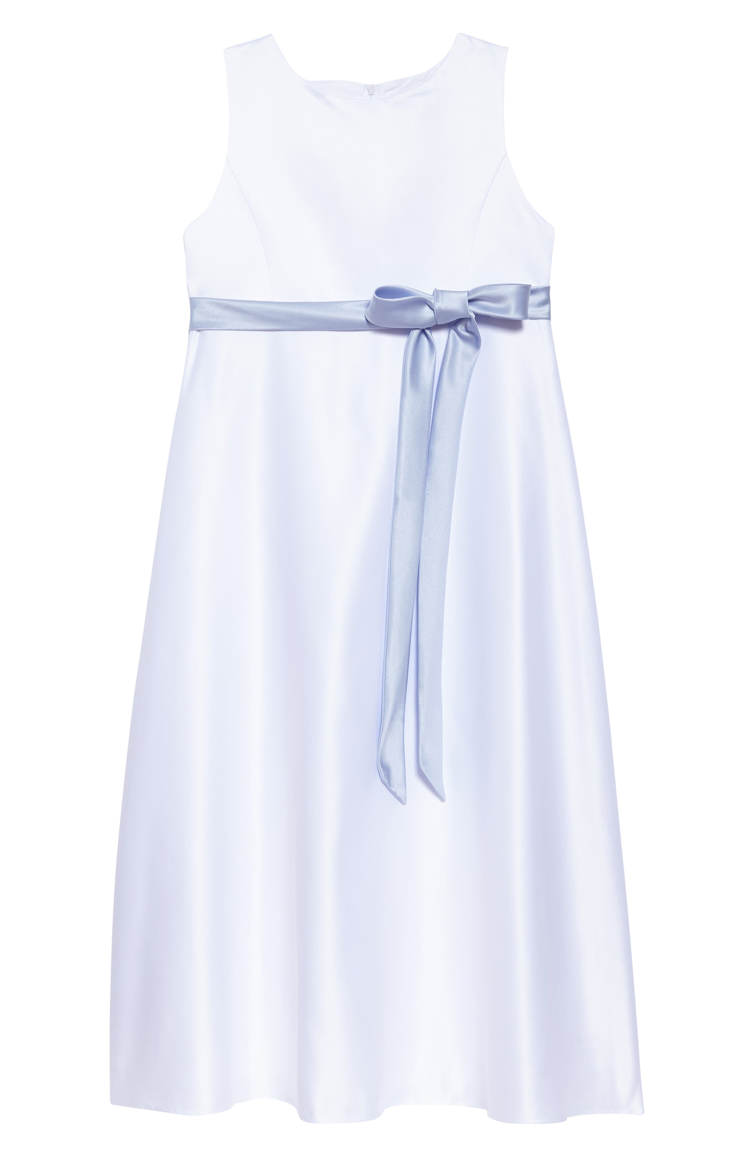 us angels sleeveless satin dress