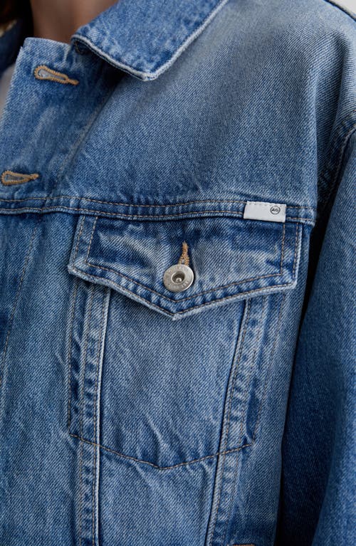 Shop Ag Ramie Denim Jacket In Stockholm