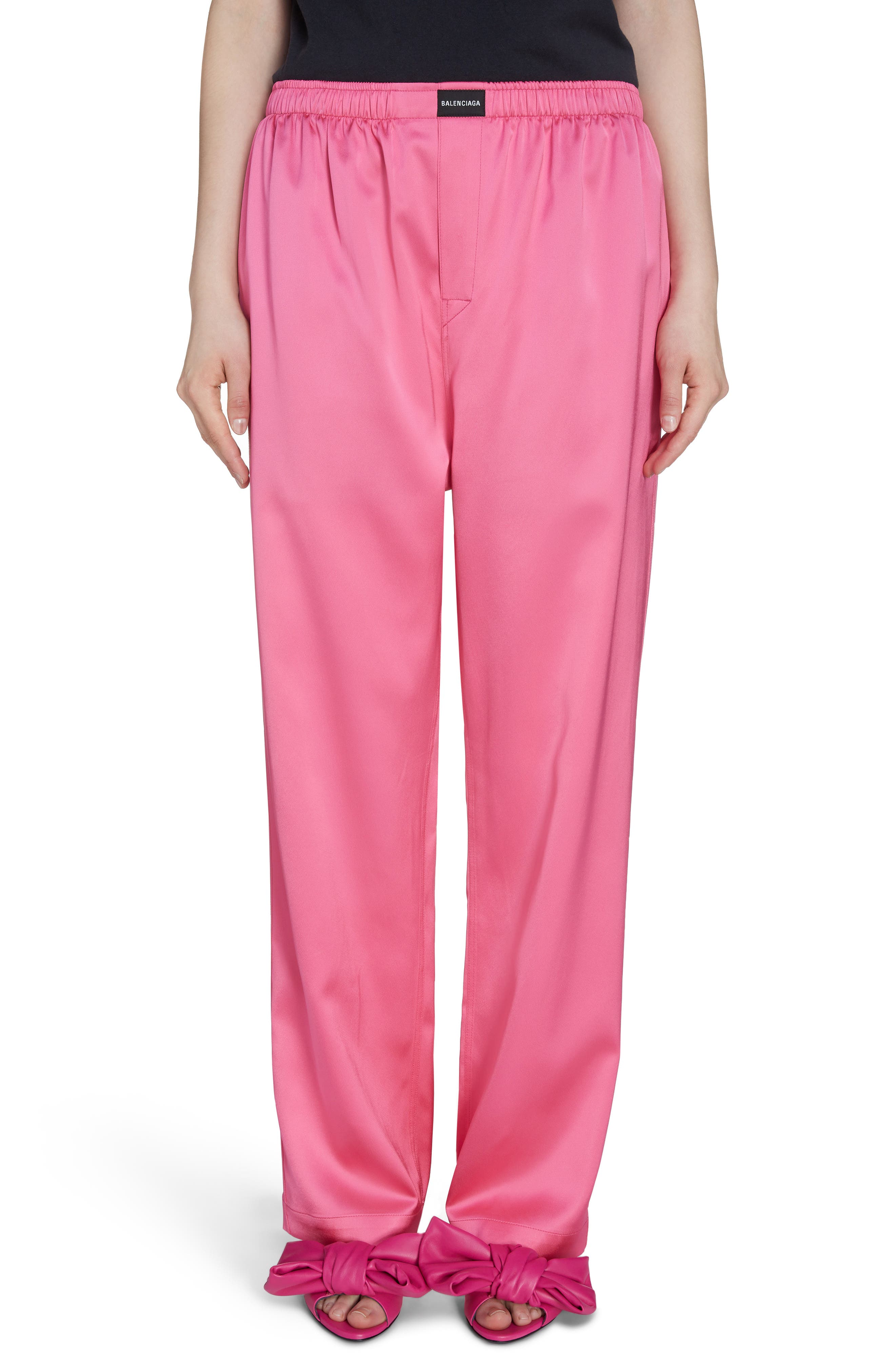 balenciaga pink pants