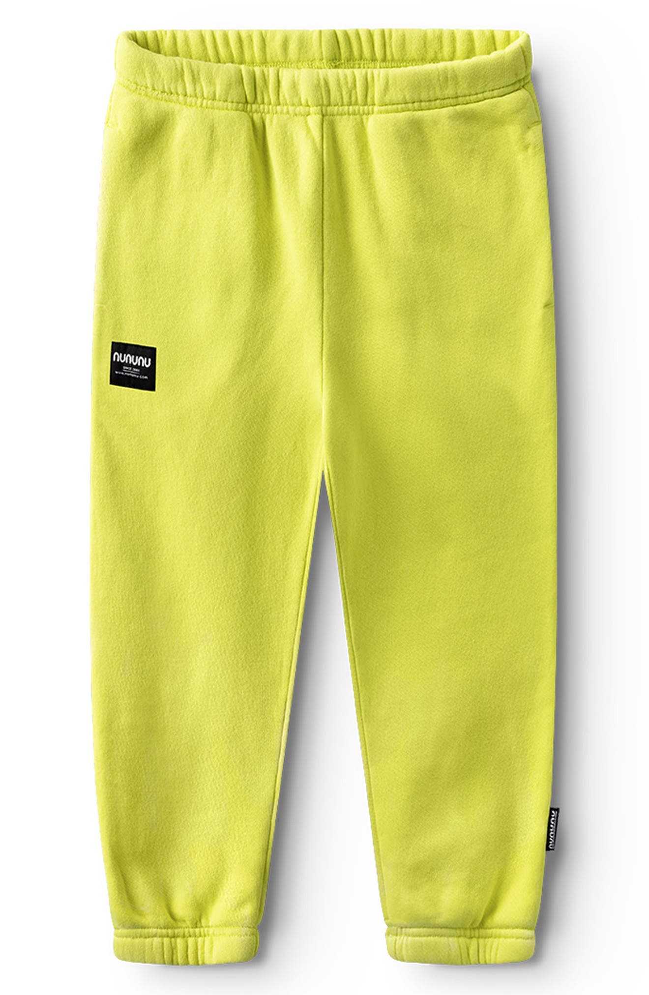 Nununu Kids' Ultimate Brush Sweatpants in Hot Lime 