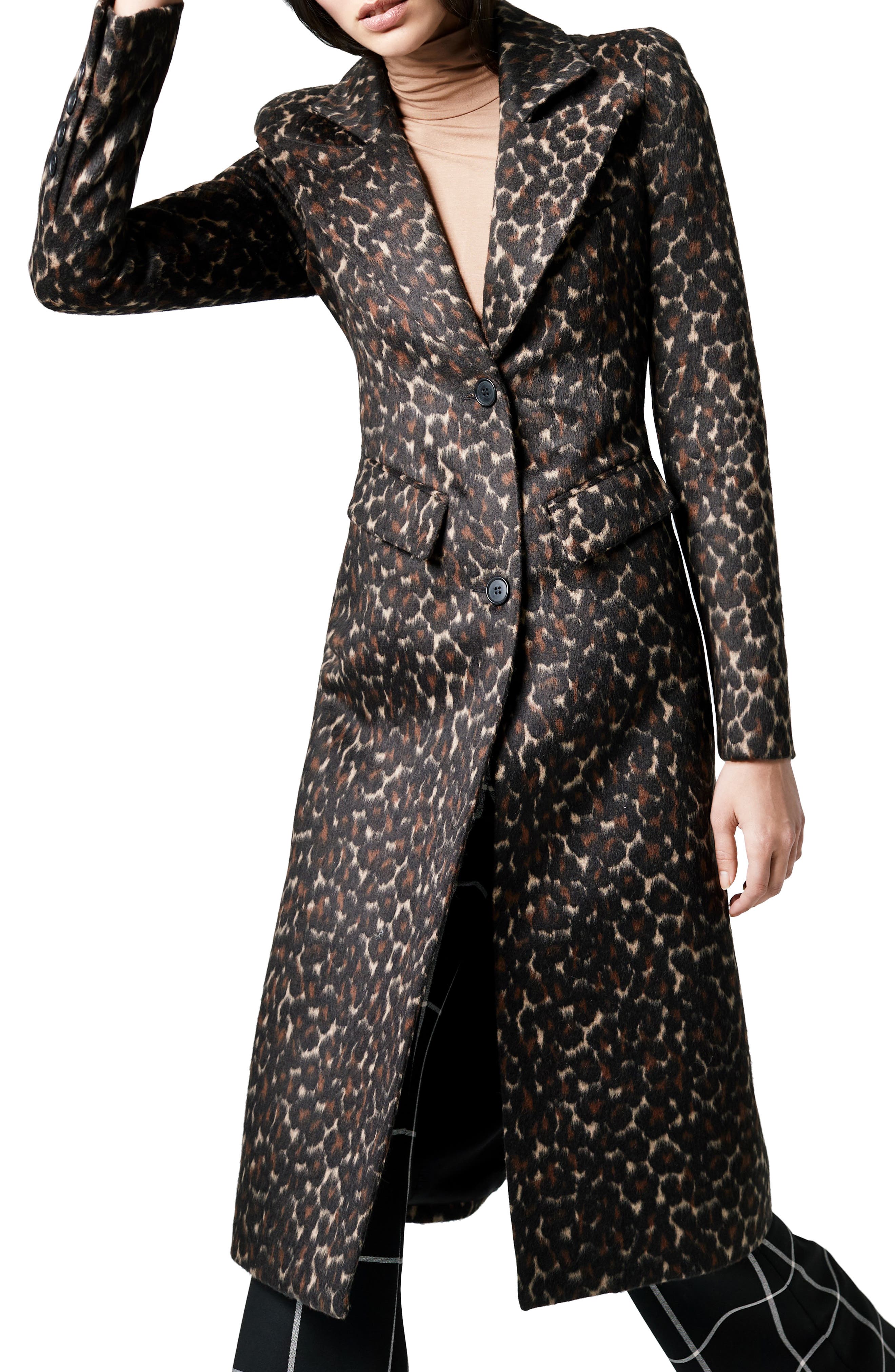 smythe leopard coat