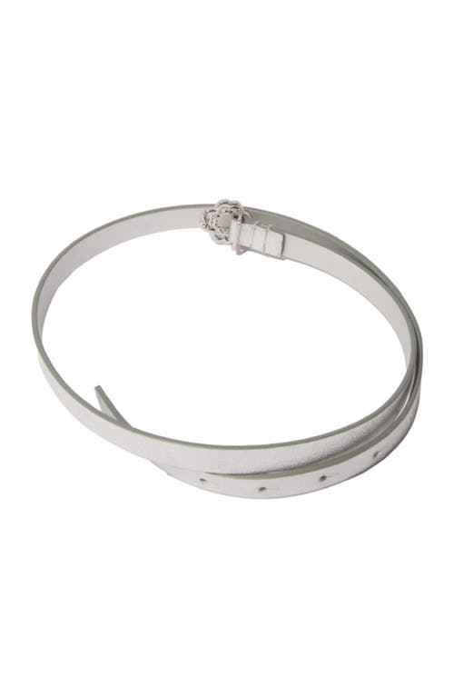 Maje Women's Mini Moon Belt In Silver
