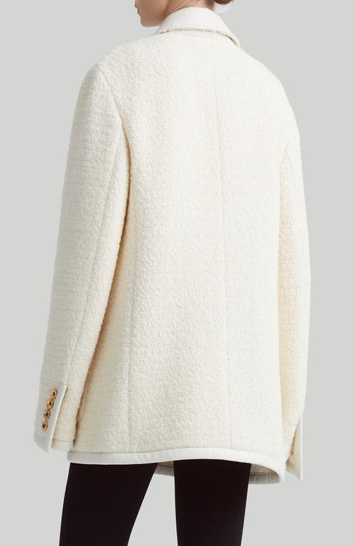 Altuzarra Wool And Cotton Coat In Ivory