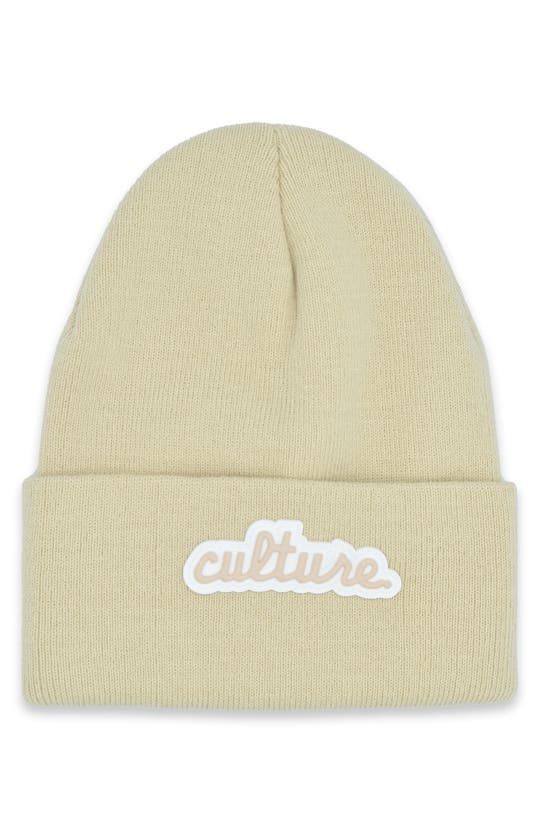 A Life Well Dressed Culture Statement Beanie In Sand