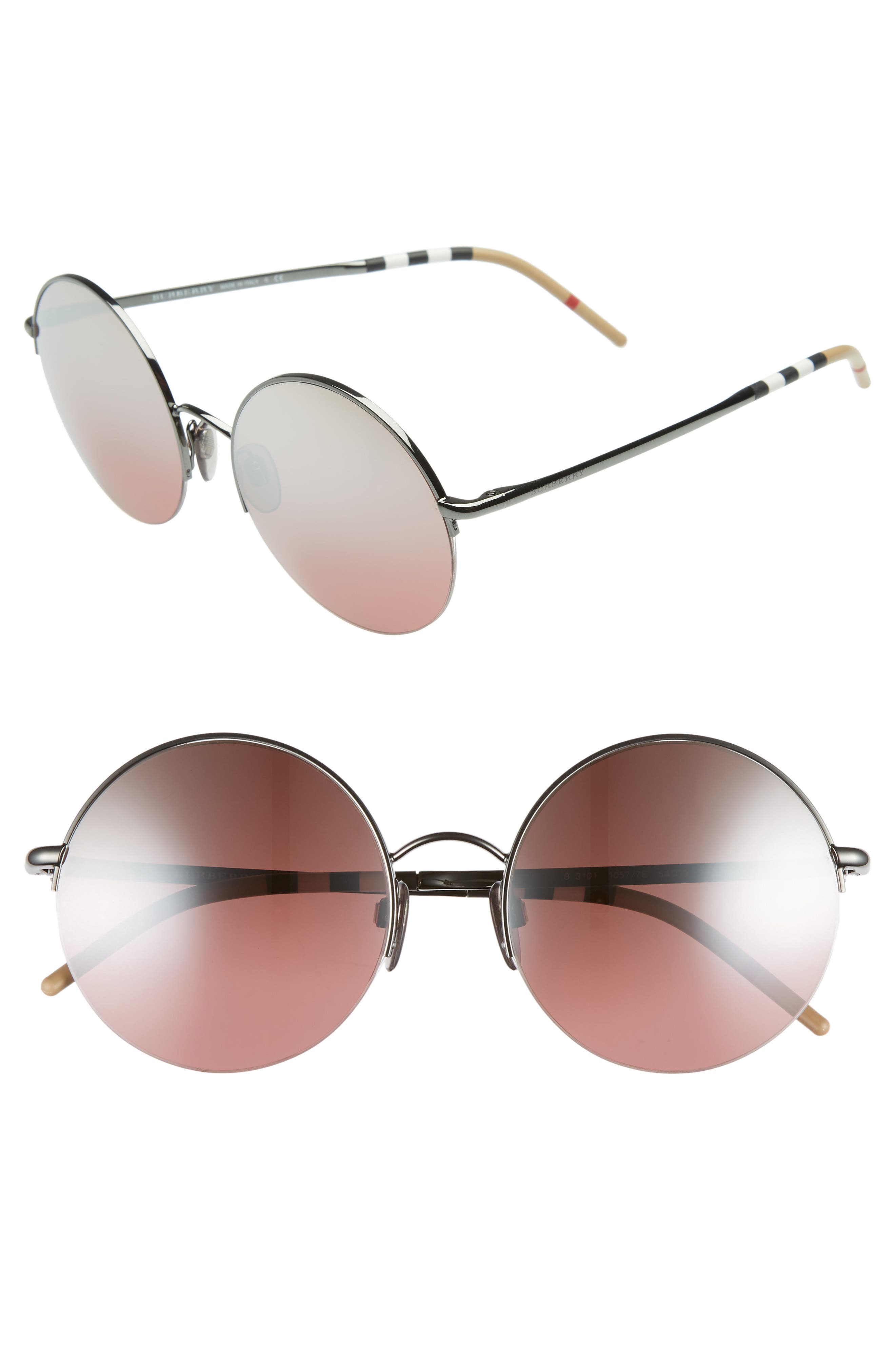 Burberry 54mm Round Sunglasses | Nordstrom