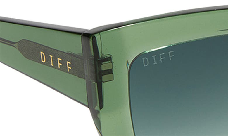 Shop Diff Blaire 55mm Gradient Cat Eye Sunglasses In Sage Crystal / G15