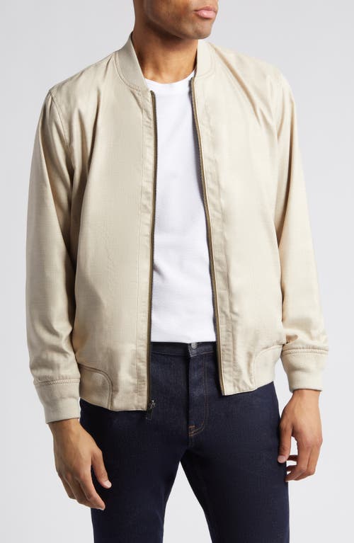 Nordstrom Reversible Bomber Jacket in Tan Desert at Nordstrom, Size Small