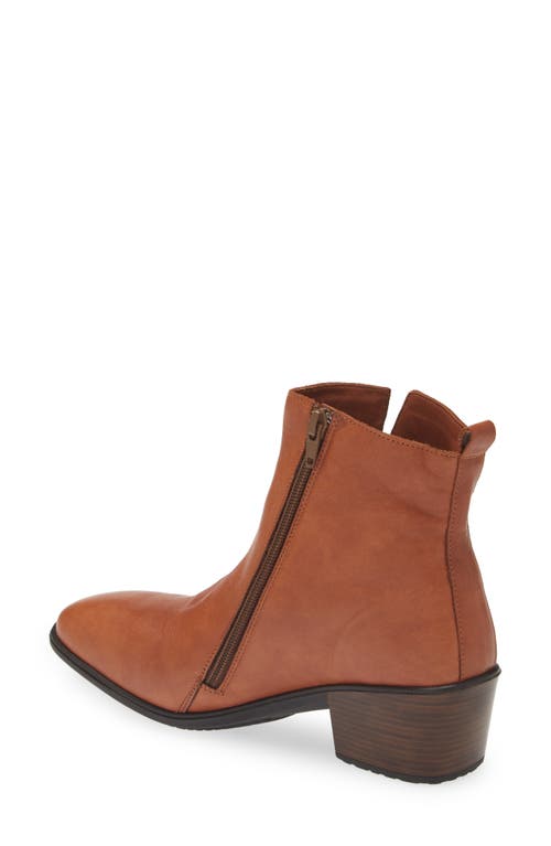Naot Ethic Bootie In Brown Peanut Leather