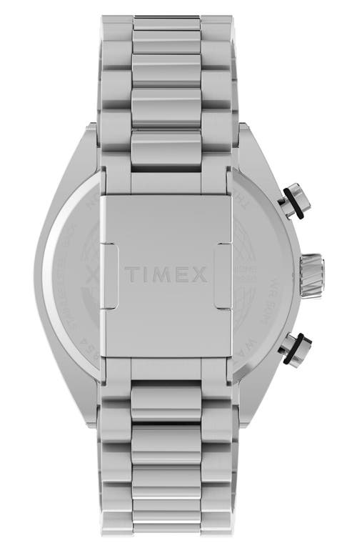 Shop Timex ® Legacy Chronograph Bracelet Watch, 11mm X 22mm In Stainless Steel