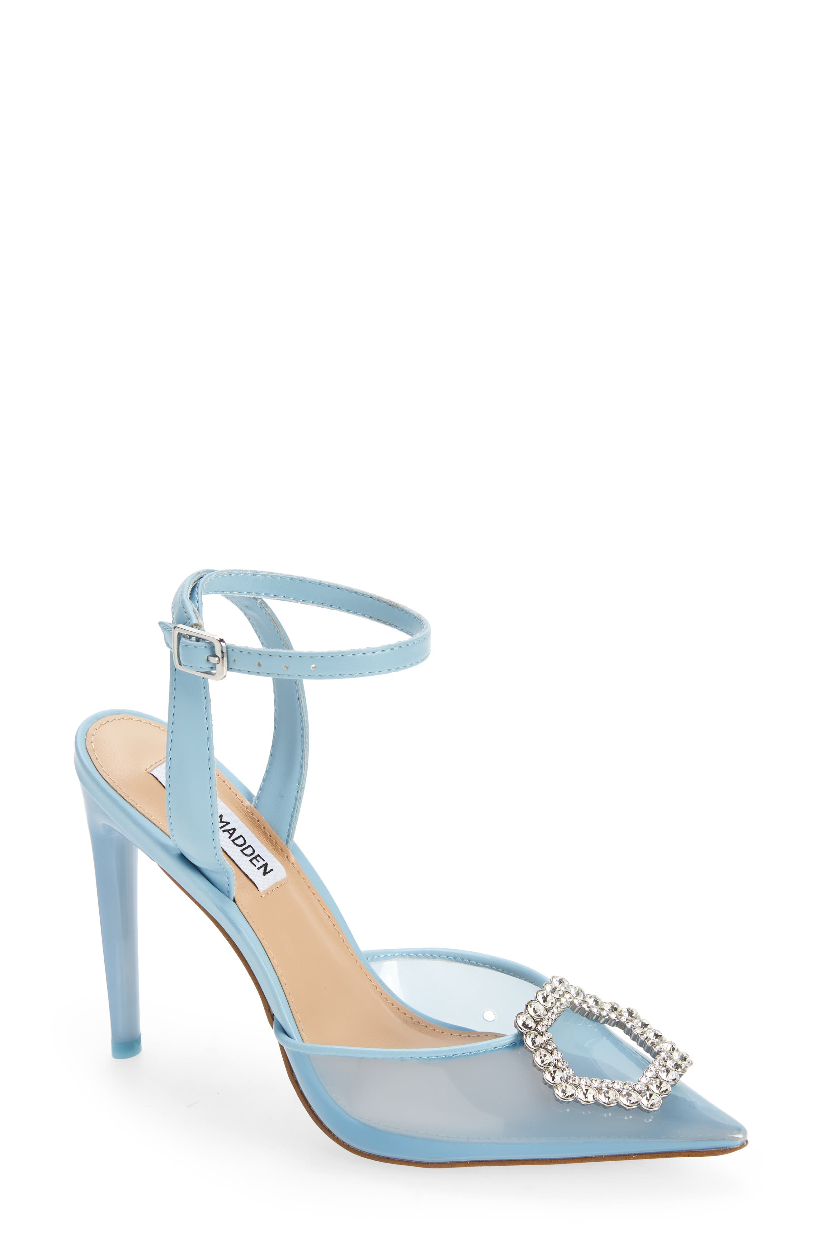 pale blue strappy heels