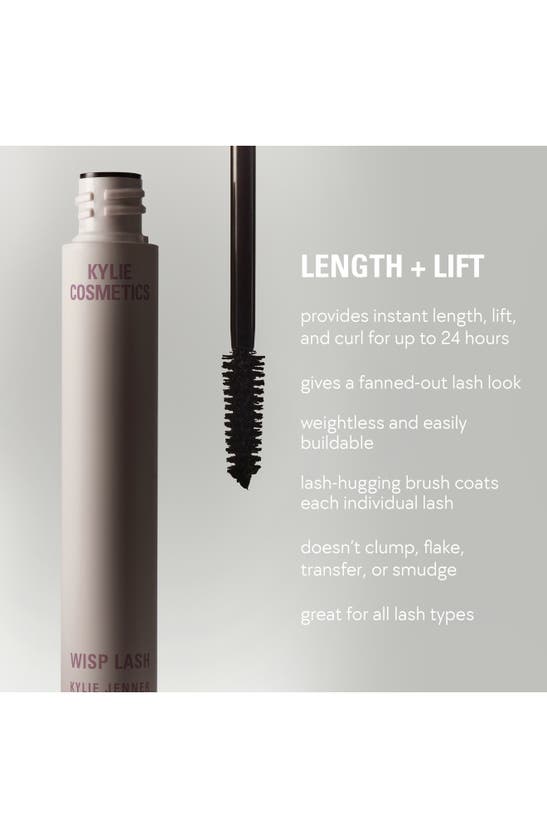 Shop Kylie Cosmetics Wisp Lash Mascara In Black Mini