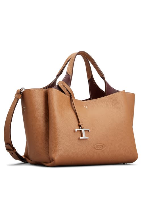 Shop Tod's Apa 2 Tods Bag Mini Tote In Kenia/bordeaux